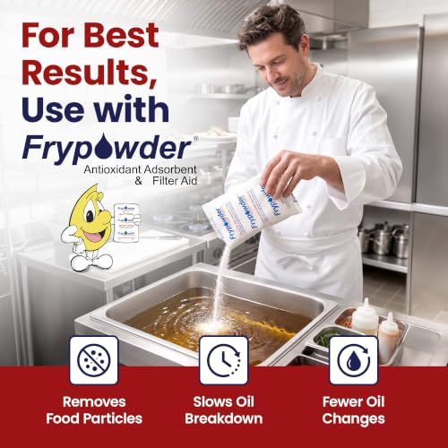BD707 Fryer Oil Filter Machine with FryPowder