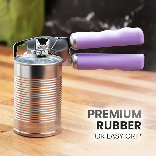 Heavy Duty Stainless Steel Can Opener Manual with Bottle Opener