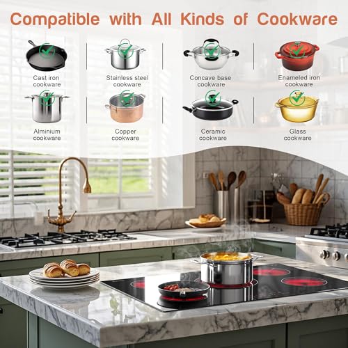 30 Inch Electric Cooktop