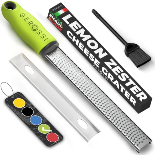 Stainless Steel Cheese Grater & Lemon Zester w
