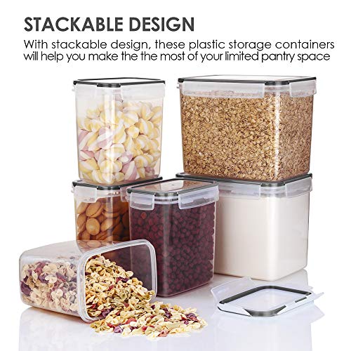 Airtight Food Storage Containers 6 Pieces (6 Count)