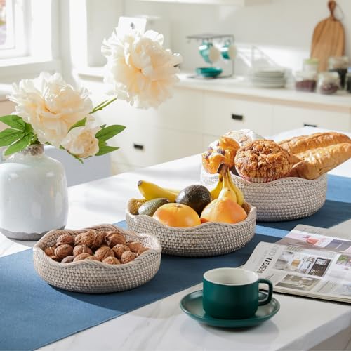 Rattan Bread Basket (3 Count)