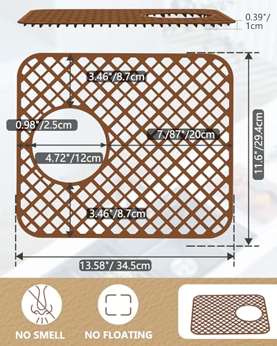2 Pack Silicone Sink Protectors for Kitchen Sink