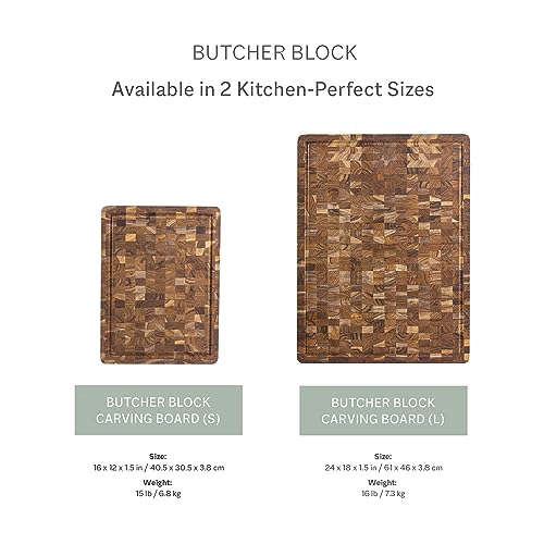 Butcher Block Carving Board