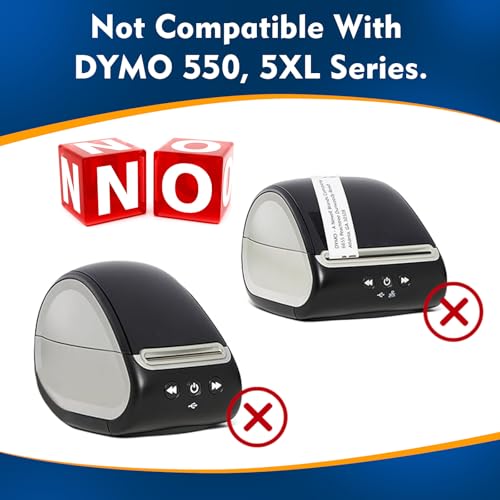 L LIKED 880 4"x 6" Thermal Shipping Labels Replacement for DYMO 1744907 (880 Count)
