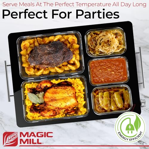 Premium Grade Glass Food Warmer for Parties Buffet