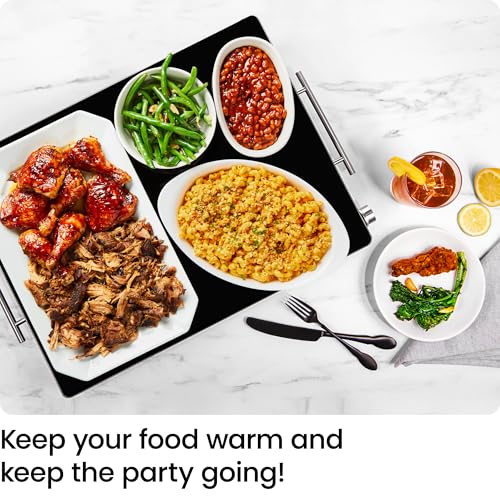 Electric Warming Tray with Adjustable Temperature Control
