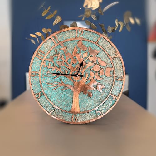Handmade Copper Wall Clock Artisan Touch in Every Piece