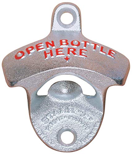 Original Open Here Wall Mounted Bottle Opener