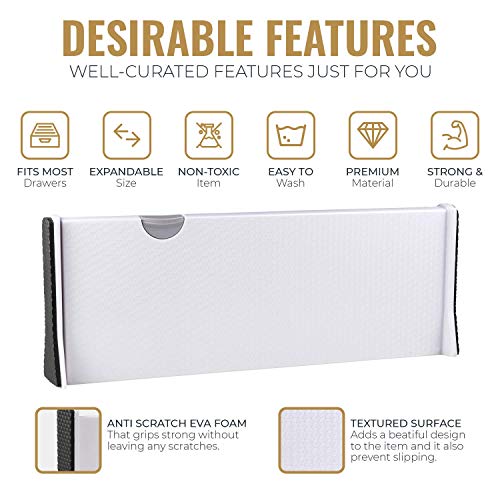 Adjustable Deep Drawer Divider (10 Count)