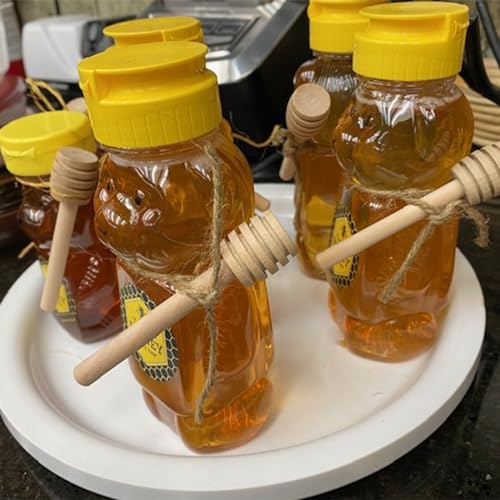 50 Pcs Wooden Honey Dipper Sticks (50 Count)