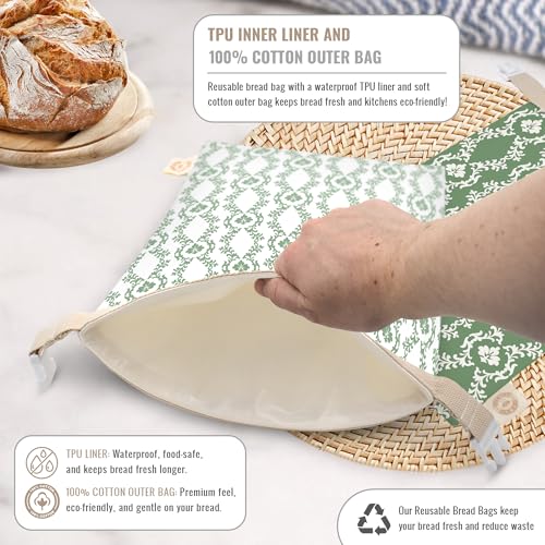Reusable Bread Bag Set for Home Bakers (2 Count)
