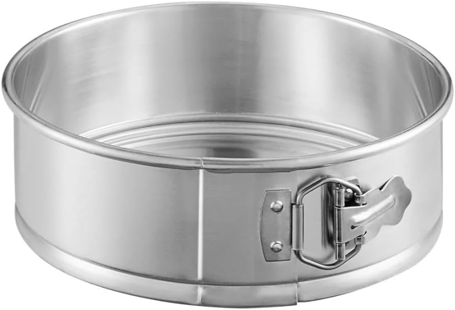 Soro Essentials- 9'' x 3'' Deep Aluminum Round Spring Form Pan- Leak Proof Cheesecake Pan Spring Form Pans with Removable Bottom and Quick Release Latch for Baking Cheesecake Cakes - Culinary Roots