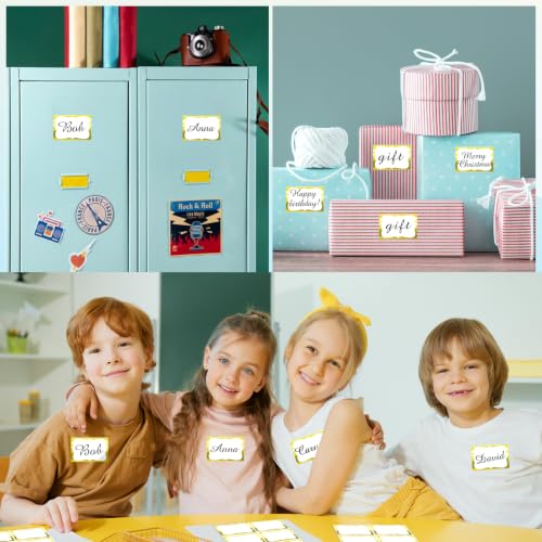 Gold Name Tags