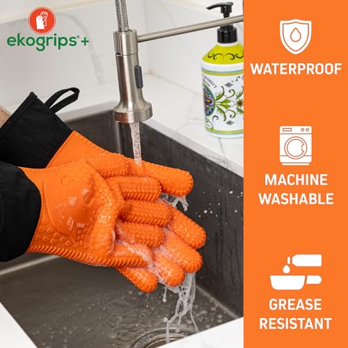 Ekogrips®+ Oven Gloves with Fingers (2 Count)