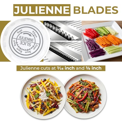 Gramercy Mandoline Slicer for Kitchen with 12 Slice Settings