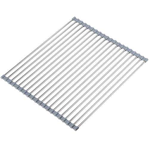 Roll Up Dish Drying Rack Over The Sink 17.7"