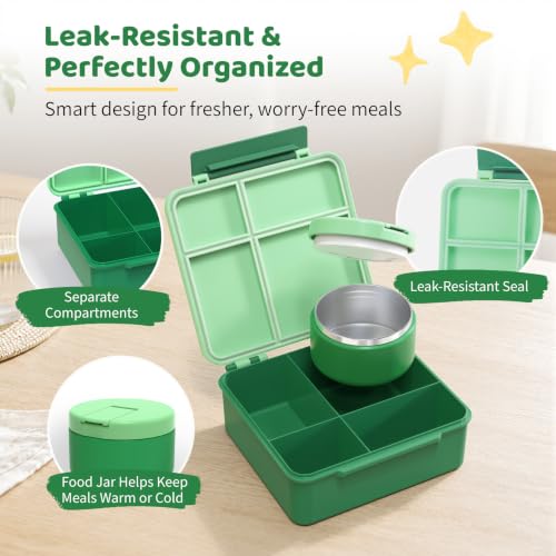 Bento Lunch Box with 8oz Soup Thermo