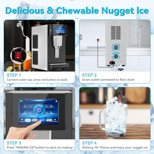 Nugget Ice Maker Machine Countertop