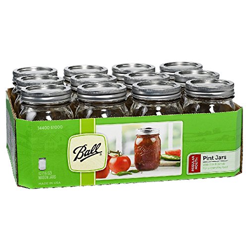 12 Ball Mason Jar with Lid (12 Count)