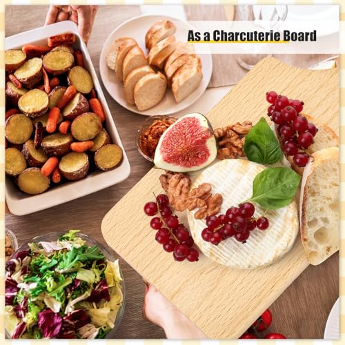 6 Pcs Wood Cutting Boards Bulk 11 Inch with Handle (6 Count)