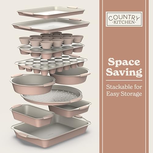 Nonstick Stackable Bakeware Set (22 Count)