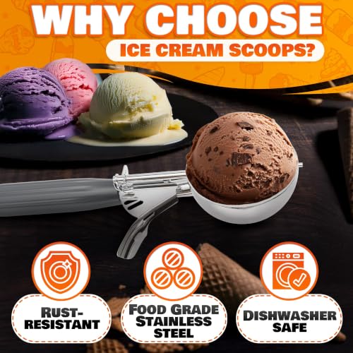 Large Ice Cream Scoop with Trigger Release