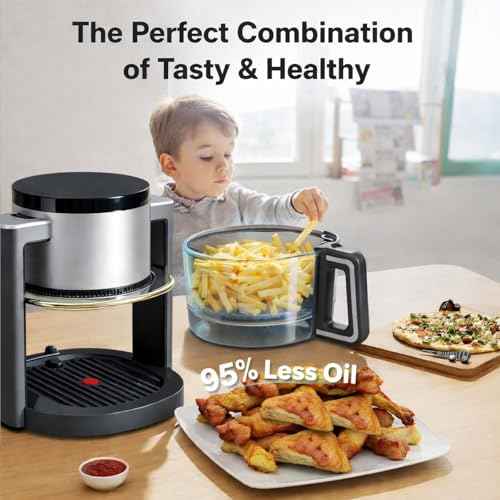 4.7 Qt Glass Air Fryer