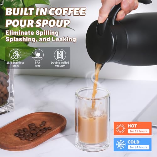 27oz Insulated Coffee Carafe with Handle