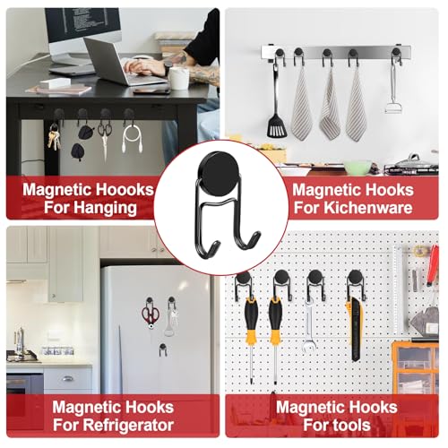 Magnetic Hooks for Cruise Cabins 30Lbs+ Heavy Duty Magnet Hook