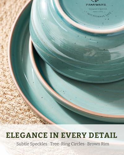 Meteor 16 Piece Dinnerware Set with Pasta Bowls
