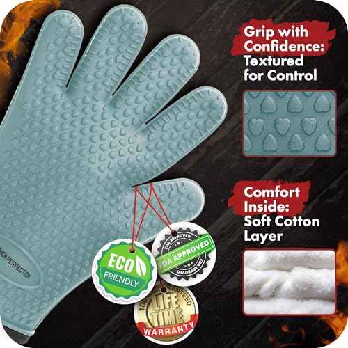 Silicone Smoker BBQ Gloves