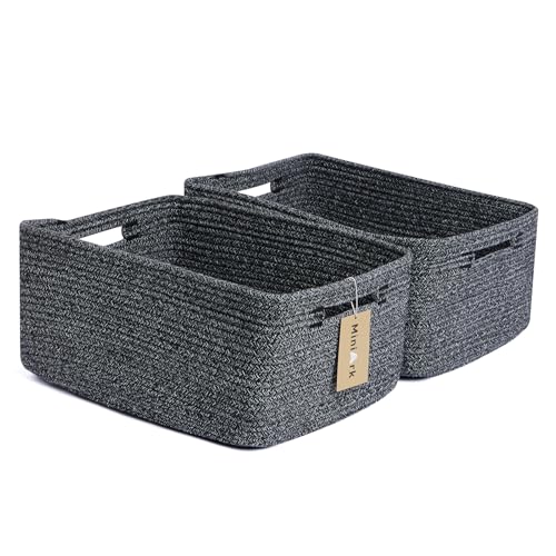Large Storage Baskets for Shelves (2 Count)