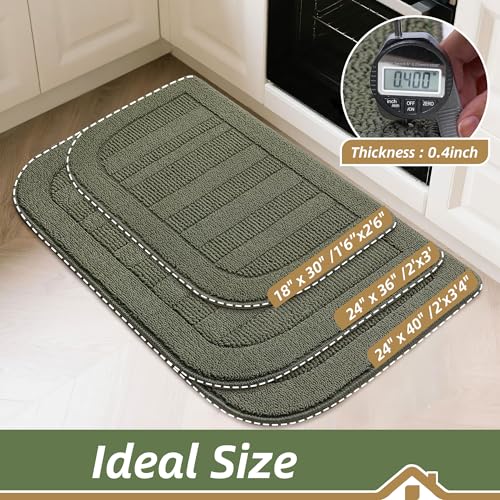 24x40 Inch Kitchen Rugs Non Slip Washable Kitchen Sink Rug (6.67 Sq Ft)