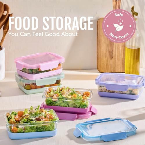Duraglass Refresh 3.4 Cup Meal Prep Containers (5 Count)