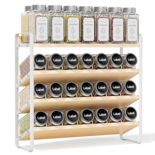 4 Tier Spice Rack Organizer for Cabinet