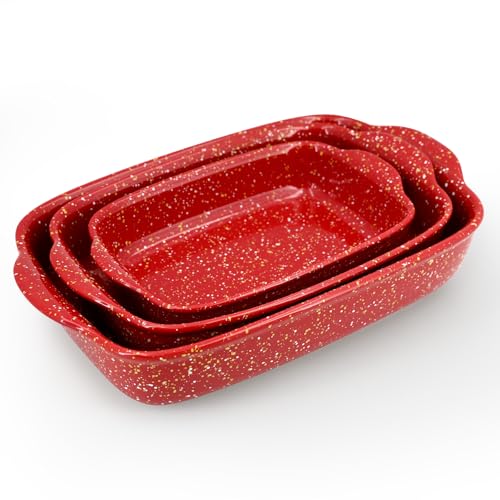 3 Pack Ceramic Lasagna Pan (3 Count)