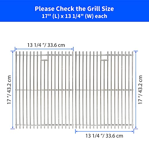 Grill Grates for Nexgrill 4 Burner 720