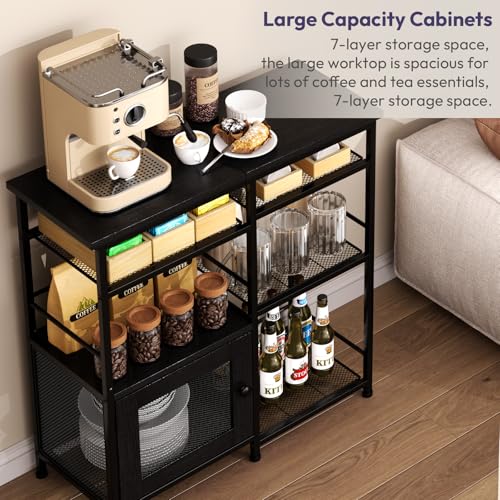 Coffee Bar Cabinet Station