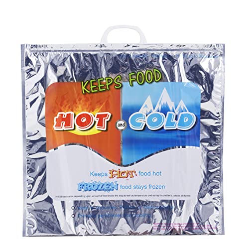 Hot and Cold Insulated Bags for Food Delivery (6 Count)