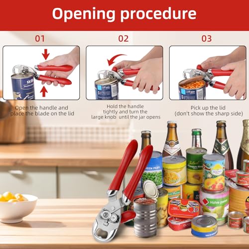 Multi function Manual Can Opener Bottle Opener