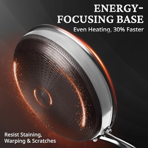 12" Titanium Ceramic Nonstick Frying Pan