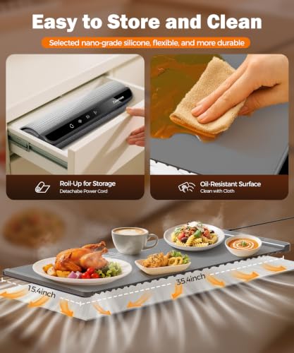 Electric Food Warming Mat 36"x15"