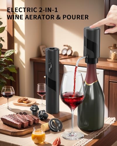 Electric Wine Bottle Opener Set Rechargeable 6