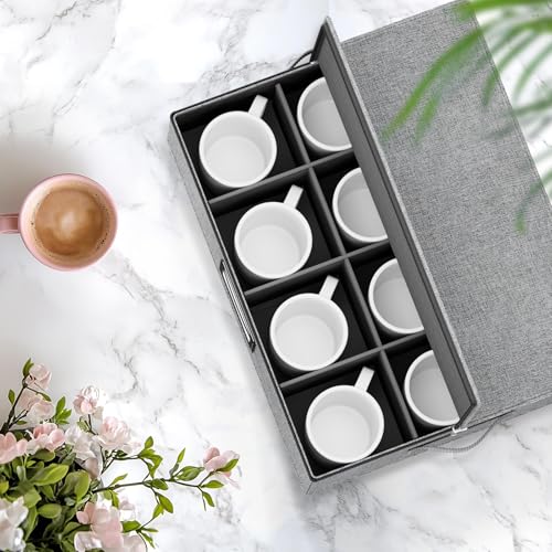Mug Storage Box with Dividers
