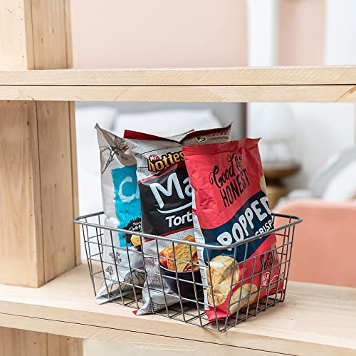 Wire Kitchen Storage Basket 4 Packs