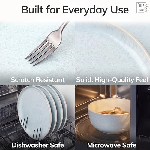 16 Piece Stoneware Dinnerware Set for 4 (16 Count)