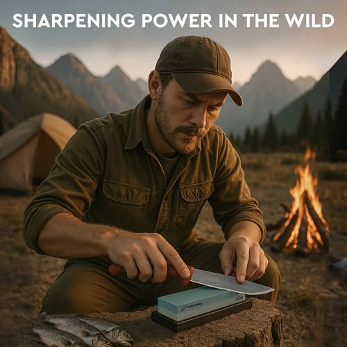Whetstone Knife Sharpening Stone Kit