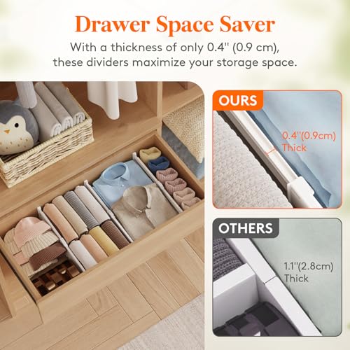 16 Pack 4" High Drawer Divider (16 Count)