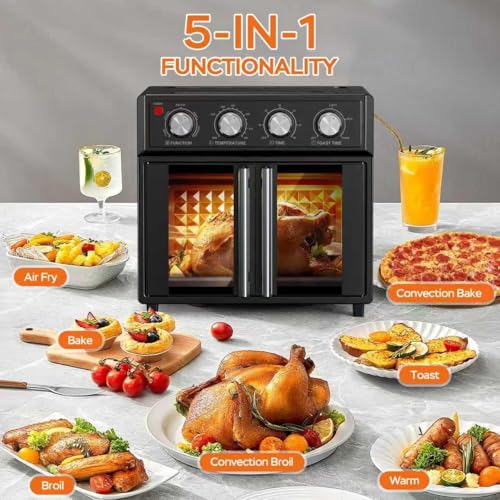 PlumChef 27.5 Quart Air Fryer Convection Toaster Oven